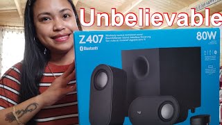 LOGITECH Z407 SPEAKER UNBOXING AND HONEST REVIEW DELYN ADAMS [upl. by Ahsino]