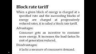 Simple Tariff Flat rate Tariff Block rate Tariff Two part Tariff by Prathita Roy [upl. by Pennie]