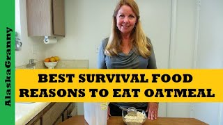 Oatmeal Best Survival Food Top Reasons To Eat Oatmeal [upl. by Canfield887]