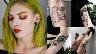 ALL MY TATTOOS amp PIERCINGS  mistakes pain amp meanings [upl. by Sigismond]