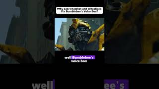 Why can’t ratchet and wheeljack fix bumblebee’s voice Boxtransformers movie [upl. by Knowland]