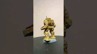 Highlander mechwarrior battletech paintingminiatures miniaturepainting [upl. by Cosme164]