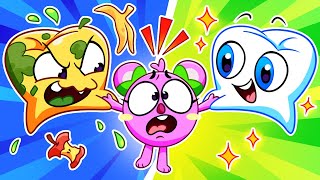 Brush Your Teeth Story 🦷😻 Baby Dental CheckUp Songs More Funny Cartoons For Kids [upl. by Luisa944]