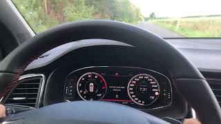 Seat Ateca Fr 20 tsi 190hp LAUNCH CONTROL acceleration 0100kmh [upl. by Octave]