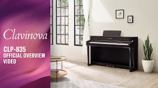 Yamaha Clavinova CLP835 Digital Piano Overview [upl. by Etireuqram]