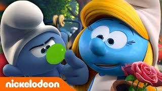 The Smurfs  Hefty Smurf Jatuh Cinta  Nickelodeon Bahasa [upl. by Curren]