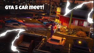 GTA 5 ONLINE PS4 CAR MEET CARMEET SLIDESHOW DRAG RACE VOTING AND ETC JOIN NOW [upl. by Onder185]