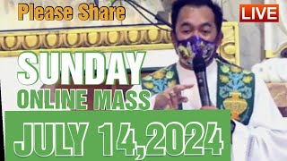 QUIAPO CHURCH LIVE MASS TODAY REV FR DOUGLAS BADONG SUNDAY JULY 142024 [upl. by Elledoj]