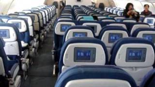 Cathay Pacific Airways A330300 Economy class cabin [upl. by Amalea223]