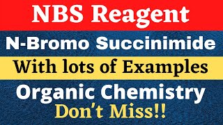 Reaction Mechanism  Free Radical Substitution  Allylic Substitution  NBS Reagent  NEET  JEE [upl. by Eolanda]