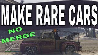 GTA 5  MAKE RARE CARS GLITCH NO MERGE ADD FULL BODY STYLE TO CARS PS4 PS5 XBOX PC [upl. by Joyann]