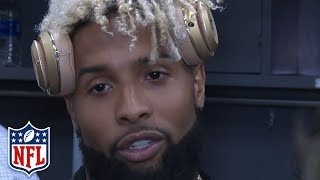 Odell Beckham Jr on Injury quotShake it off go play footballquot  Giants vs Browns  NFL [upl. by Charbonneau]