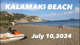 Kalamaki Beach Zante island July 102024  beach time [upl. by Odnala30]