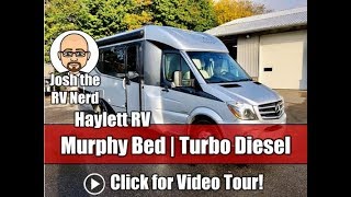 2017 Leisure Travel Vans Unity 24MB Murphy Bed Mercedes Sprinter Turbo Diesel Used B Motor Home [upl. by Rech]