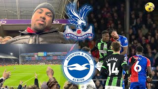 CRYSTAL PALACE 11 BRIGHTON VLOG 2324 SITTING BACK TOO DEEP amp CRAP TACTICS COST US😡 ROYOUT [upl. by Enitnemelc465]