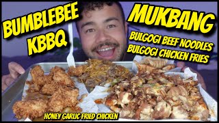 Bumblebee KBBQ Mukbang  Korean American Fusion [upl. by Yeslah]