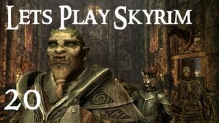 Lets Play Skyrim modded  pt 20  Orc Warlock Master Difficulty [upl. by Seedman]