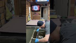 How to hydrographic water transfer printing custom diy teach howto learn shorts [upl. by Redla724]