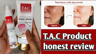 TAC product review  TAC The Ayurveda Co product honest review  best skincare products [upl. by Eelanna]