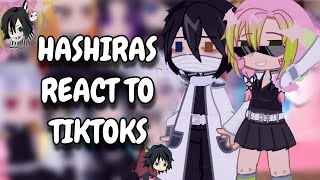 Hashiras React To TikToks  Demon Slayer  Gacha React [upl. by Siloum]