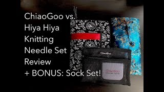 ChiaoGoo vs Hiya Hiya Interchangeable Knitting Needle Set REVIEW  Handmade Riot [upl. by Nanda618]