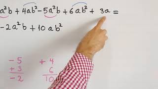 Reducción de términos semejantes  Suma y resta de polinomios  Simplificar expresiones algebraicas [upl. by Lorak]