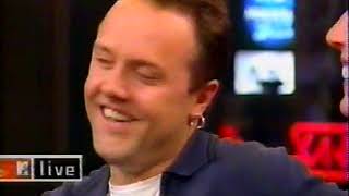 Metallica Lars Ulrich On MTV Live early 1998 [upl. by Eilyab]