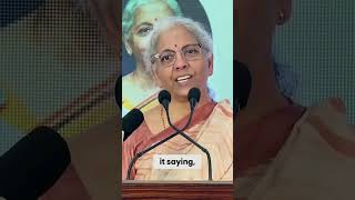 Rethinking Welfare Delivery  Smt Nirmala Sitharaman  indianeconomy welfare [upl. by Helfant]