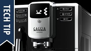 How To Setup and Startup Gaggia Anima Espresso Machines [upl. by Enaile48]