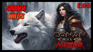 🐯Conan Exiles  Savage Wilds  Adventures in the Snow Ep8 [upl. by Nodarse997]