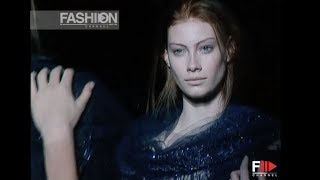 GIORGIO ARMANI Fall Winter 2001 2002 Milan  Fashion Channel [upl. by Nazus556]