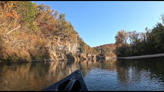 Canoeing Current River  Round Spring to Two Rivers  October 2223 2024 [upl. by Lamoree509]