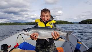 Bridge Lake BC Kokanee Fishing [upl. by Sandon]