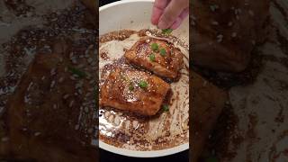 Teriyaki Salmon RECIPE comment 👇 [upl. by Airdnahs222]