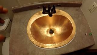 How to install a Copper sink [upl. by Faxun]