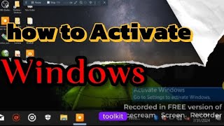 How to activate windows 7 8 10 11 Using Microsoft toolkit 100 effective windows [upl. by Manaker]