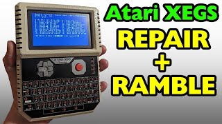 Atari XEGS Portable Repair and Rambling [upl. by Flss]