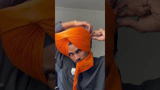 Navi turban king  wattan wali pagg tutorial shortvideo punjabisong shortsfeeds [upl. by Tillio481]