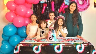 Happy Birthday party and fun games with HZHtube kids fun [upl. by Ezra]