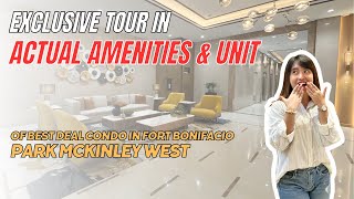 PARK MCKINLEY WEST ACTUAL AMENITIES AND UNIT  Best Preselling Condo in Fort Bonifacio [upl. by Yragerg810]