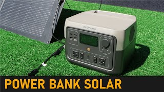 CONFIRA TODOS OS DETALHES DESTE POWER BANK COM CARREGAMENTO SOLAR [upl. by Eliak]