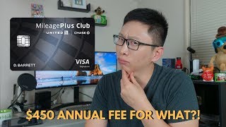 United MileagePlus Club 450 Annual Fee for What [upl. by Brackely]