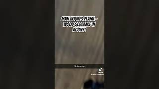 wood plank screams in agony funny bikercore wtfcoryfortnite buffalowildwings dogboss bff [upl. by Nerat458]