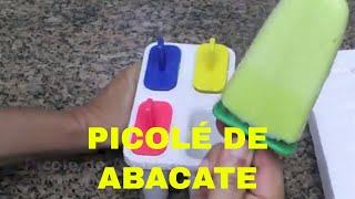 PICOLÉ DE ABACATE LOW CARB  Receitas com Frutas [upl. by Asseralc]