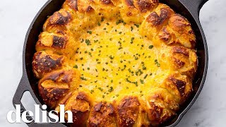 Pretzel Ring Beer Cheese Dip  Delish [upl. by Trill]