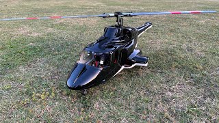 FLISHRC 500 Scale Fuselage FL500 Airwolf RC Helicopter GPS with H1 Flight Controlle RTF [upl. by Ferdy394]