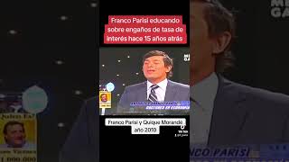 Franco Parisi educando sobre engaños de tasa de interés hace 15 años atrás [upl. by Chisholm]