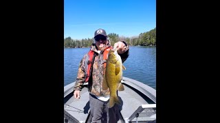 Wabigoon Lake Early Season Bass [upl. by Noella]