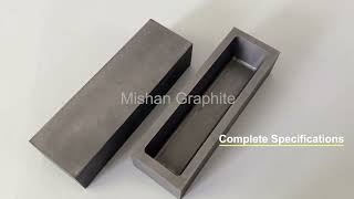 Graphite mold for gold ingot smelting [upl. by Franek]