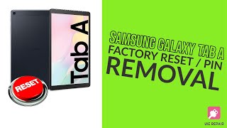 Factory reset Samsung Galaxy Tablet A  SMT515 [upl. by Anitnas]